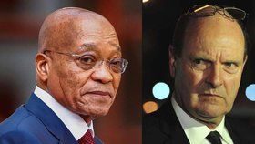 Paul O&#39;Sullivan prý chtěl odhalit korupční kauzu, ve které byl zapleten i prezident JAR Jacob Zuma (vlevo).