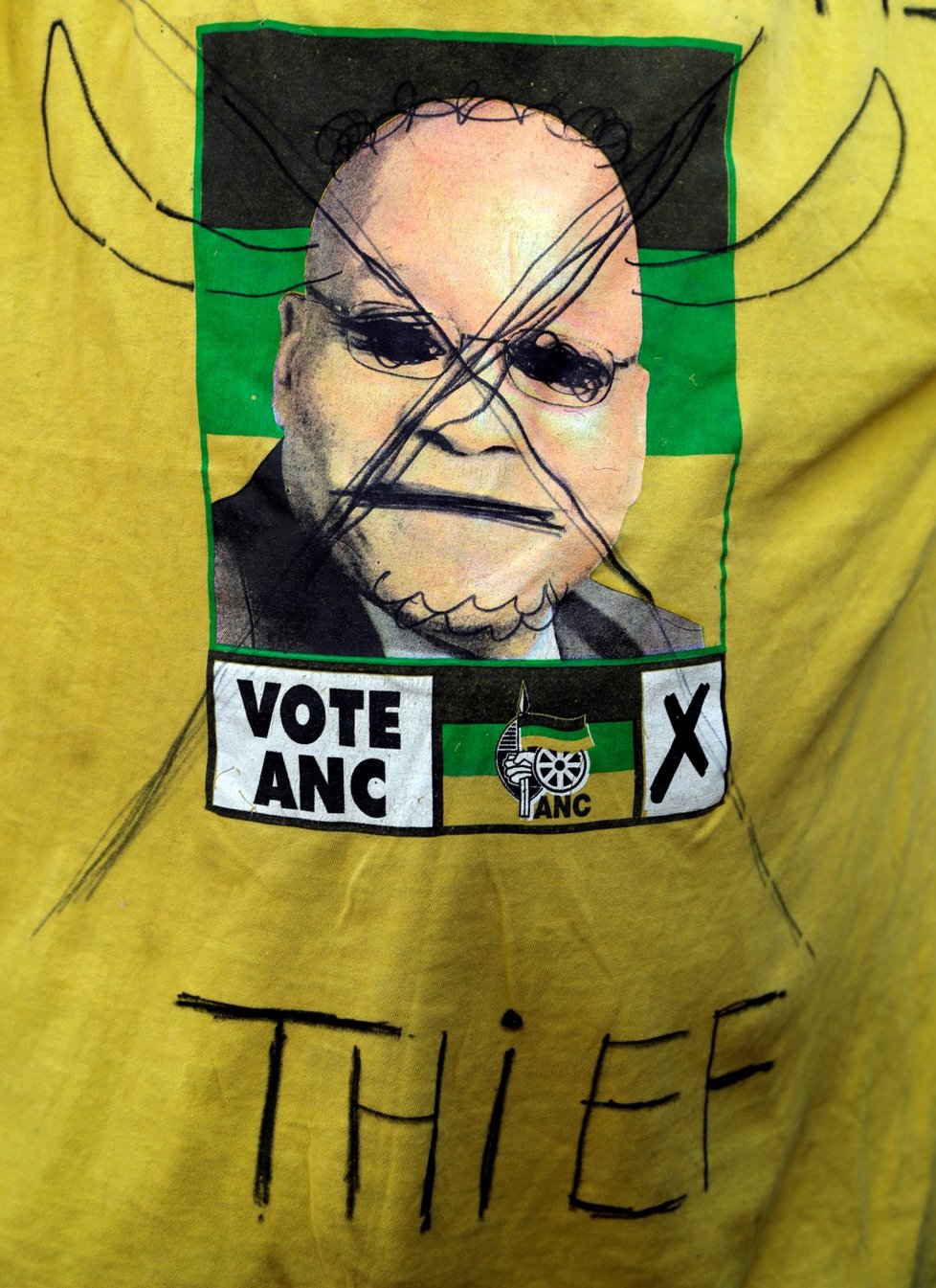 Protest proti prezidentovi Jihoafrické republiky