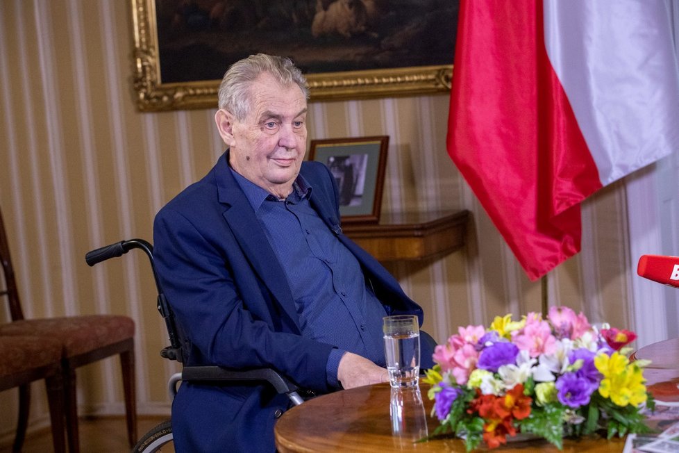 Prezident Miloš Zeman.