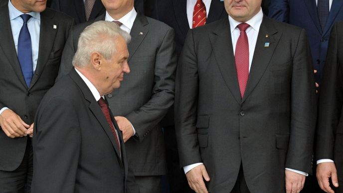 Prezident Miloš Zeman na summitu NATO