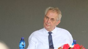 Prezident Miloš Zeman ve Veselí nad Moravou