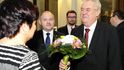 Prezident Miloš Zeman zahájil 1. prosince v Brně třídenní návštěvu Jihomoravského kraje. Prezident Miloš Zeman zahájil 1. prosince v Brně třídenní návštěvu Jihomoravského kraje.