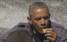 Dojížďák Obama: Dojedl oběd po medvědovi!