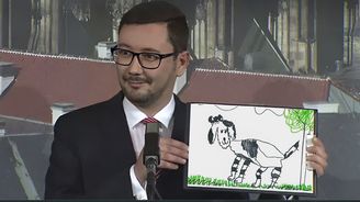 Prezident k výročí okupace nakreslil hezký obrázek pejska, vysvětloval Ovčáček 