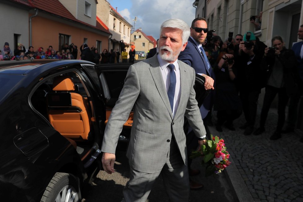 Návštěva Petra Pavla v Libereckém kraji - prezident vystoupil v Novém Městě pod Smrkem. (26. 4. 2023)