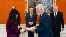 Prezident Petr Pavel přijal novou velvyslankyni Bhutánského království Tshoku Choden (19.10.2026).