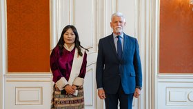 Prezident Petr Pavel přijal novou velvyslankyni Bhutánského království Tshoku Choden (19.10.2026).