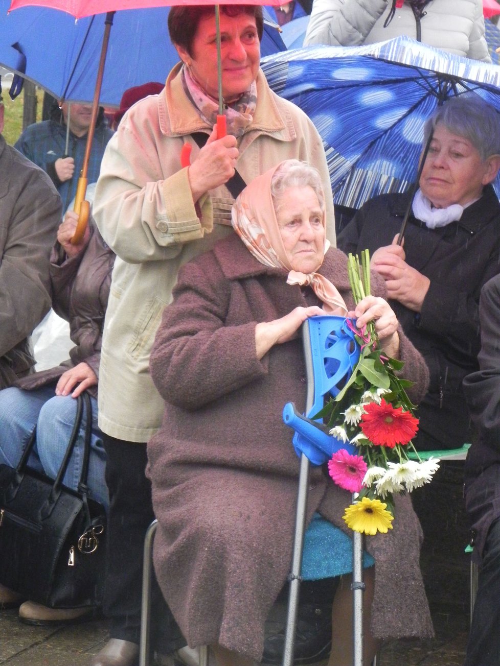 Anna Matušková (91) si sobotní slavnost nenechala ujít.