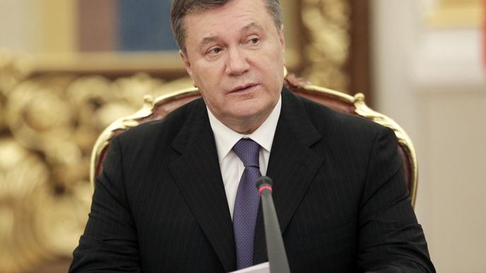 Prezident Ukrajiny Viktor Janukovyč