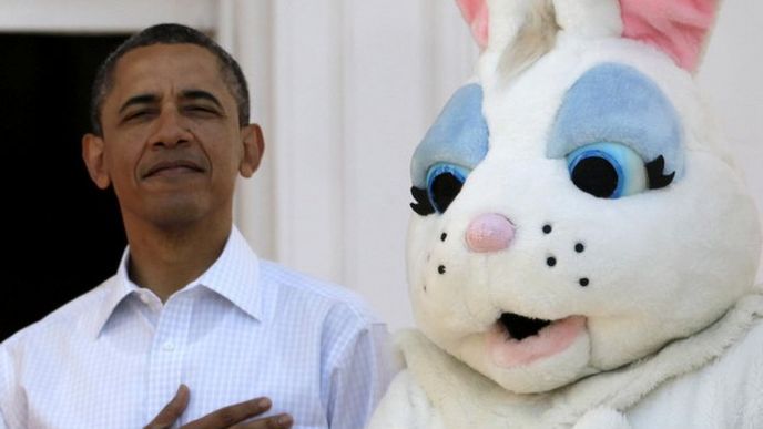 Prezident USA Obama při oslavách Velikonoc