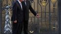 Prezident Václav Klaus přivítal německého prezidenta Joachima Gaucka na Pražském hradě