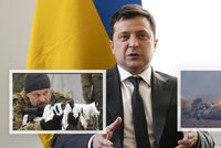 Prezident Zelenskyj: Ukrajina chce mír, v případě útoku Rusů se ale budeme bránit