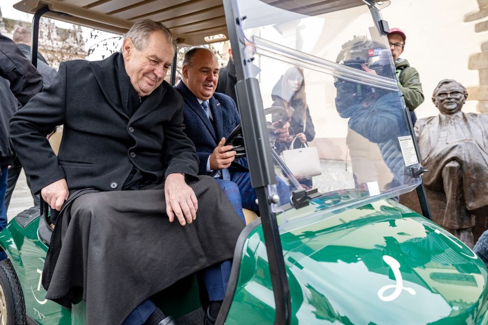Prezident Miloš Zeman navštívil Náchod (24. 1. 2023)