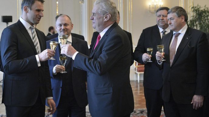Prezident Zeman se setkal s hejtmany