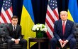 Prezidenti Volodymyr Zelenskyj a Donald Trump (25. 9. 2019). Prezidenti Volodymyr Zelenskyj a Donald Trump (25. 9. 2019).