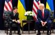 Prezidenti Volodymyr Zelenskyj a Donald Trump (25. 9. 2019). Prezidenti Volodymyr Zelenskyj a Donald Trump (25. 9. 2019).