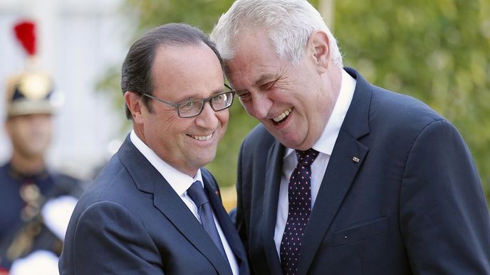 Prezidenti Zeman s Hollandem