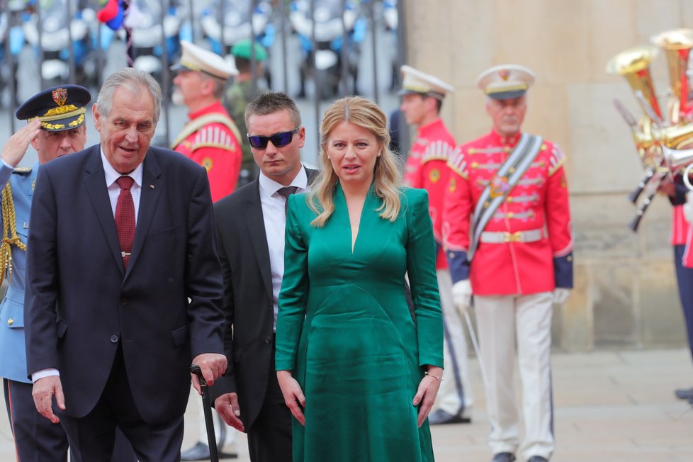 První oficiální návštěva prezidentky Slovenska Zuzany Čaputové v ČR (20.6.2019).