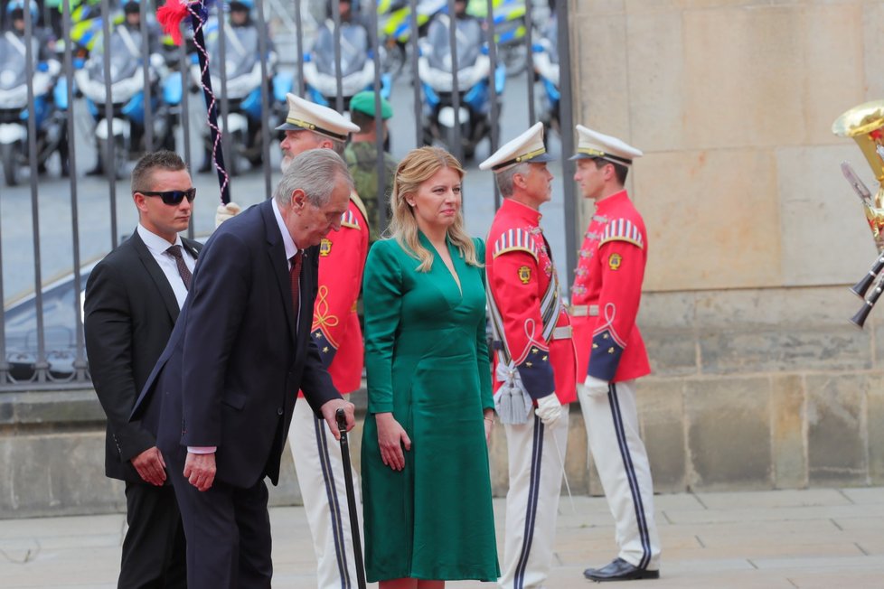 První oficiální návštěva prezidentky Slovenska Zuzany Čaputové v ČR (20. 6. 2019)