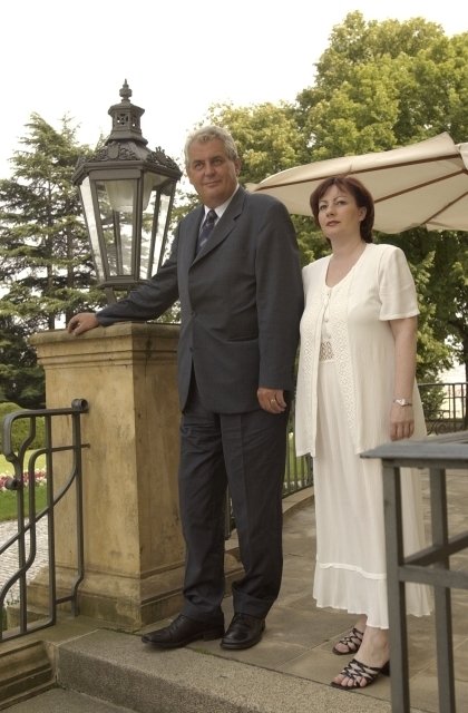 Miloš Zeman a Ivana Zemanová v roce 2002