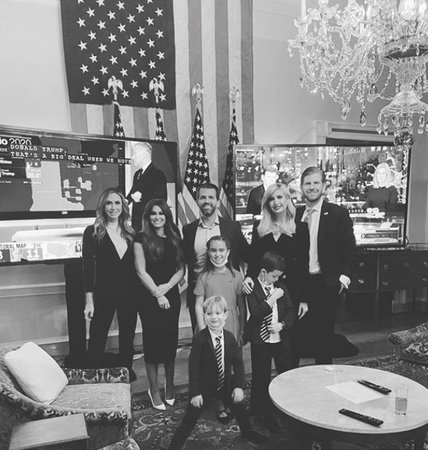Prezidentské volby v USA: Rodina prezidenta Trumpa v Bílém domě.