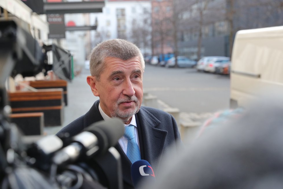 Souboj titánů v Blesku: Superdebata prezidentských kandidátů před 2. kolem voleb. Na snímku expremiér Andrej Babiš (19. 1. 2023).