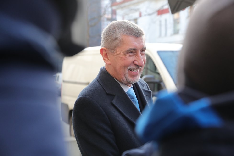 Souboj titánů v Blesku: Superdebata prezidentských kandidátů před 2. kolem voleb. Na snímku expremiér Andrej Babiš (19. 1. 2023).