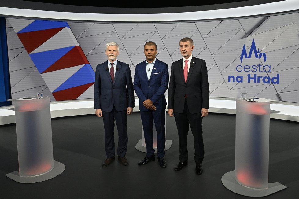 Debata prezidentských kandidátů Petra Pavla a Andreje Babiše na Nově (26. 01. 2023)