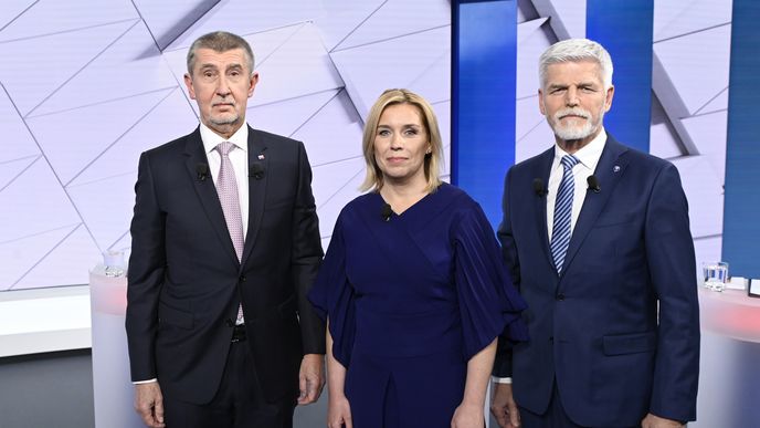 Prezidentské volby 2023: Debaty na TV Nova: Andrej Babiš, Danuše Nerudová, Petr Pavel