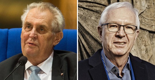 V druhém kole prezidenstkých voleb se utkají Miloš Zeman a Jiří Drahoš.