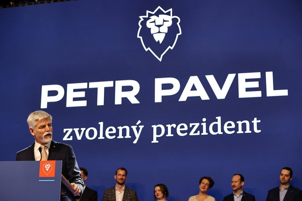 Prezidentské volby 2023: Nově zvolený prezident ČR Petr Pavel a jeho první dáma (28. 1. 2023)