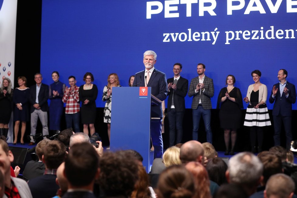 Prezidentské volby 2023: Nově zvolený prezident ČR Petr Pavel  (28. 1. 2023)