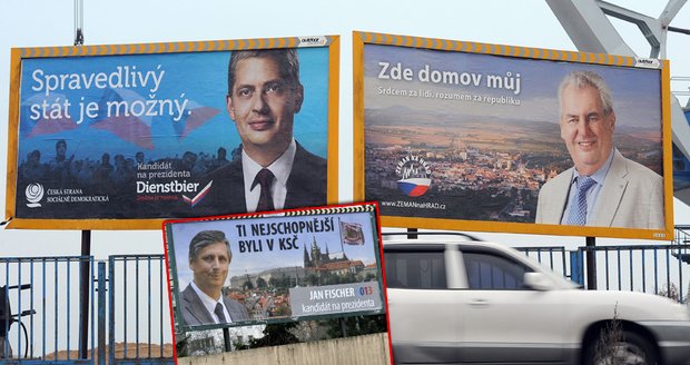 Bída a děs: To jsou billboardy českých kandidátů na prezidenta