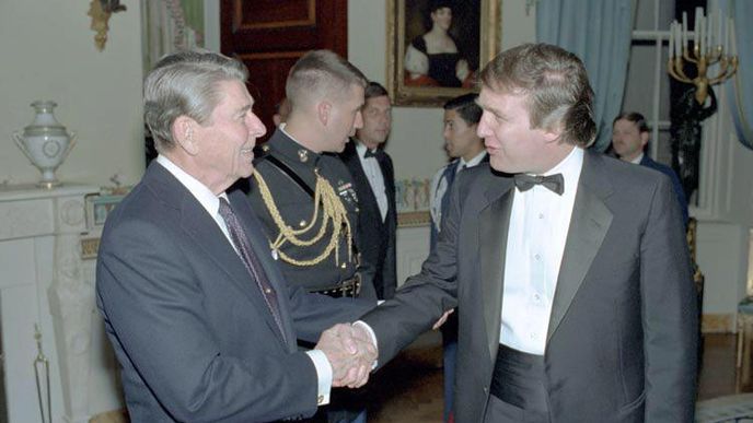 Ronald Reagan a Donald Trump