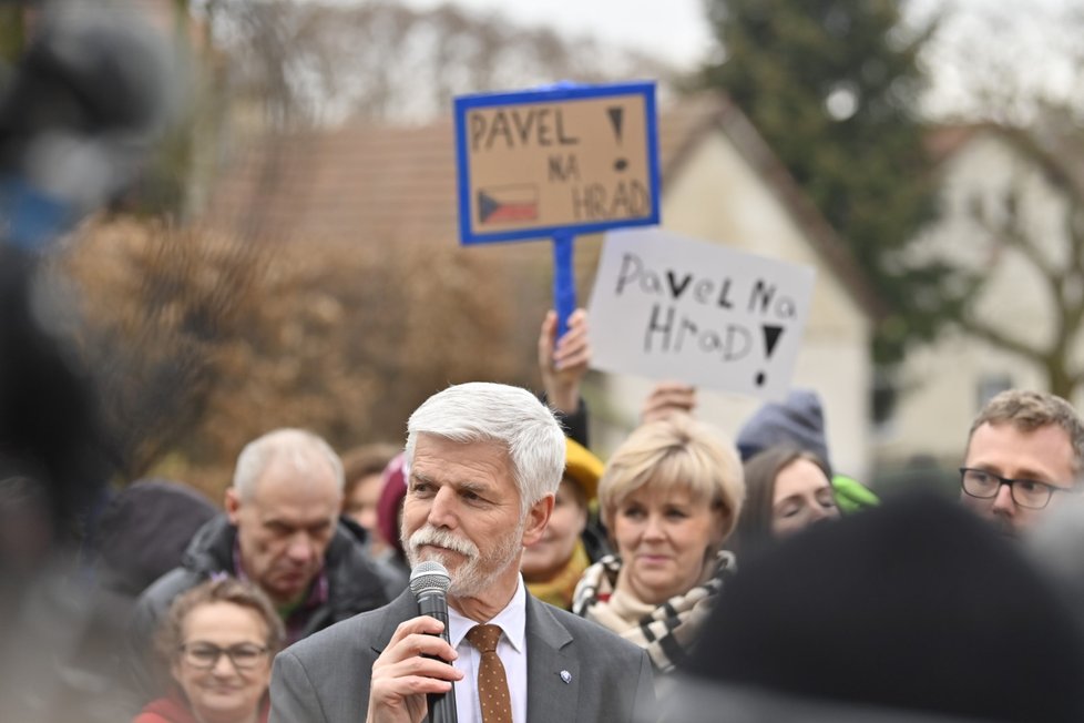 Prezidentské volby 2023: Petr Pavel volil v obci Černouček(27. 1. 2023)