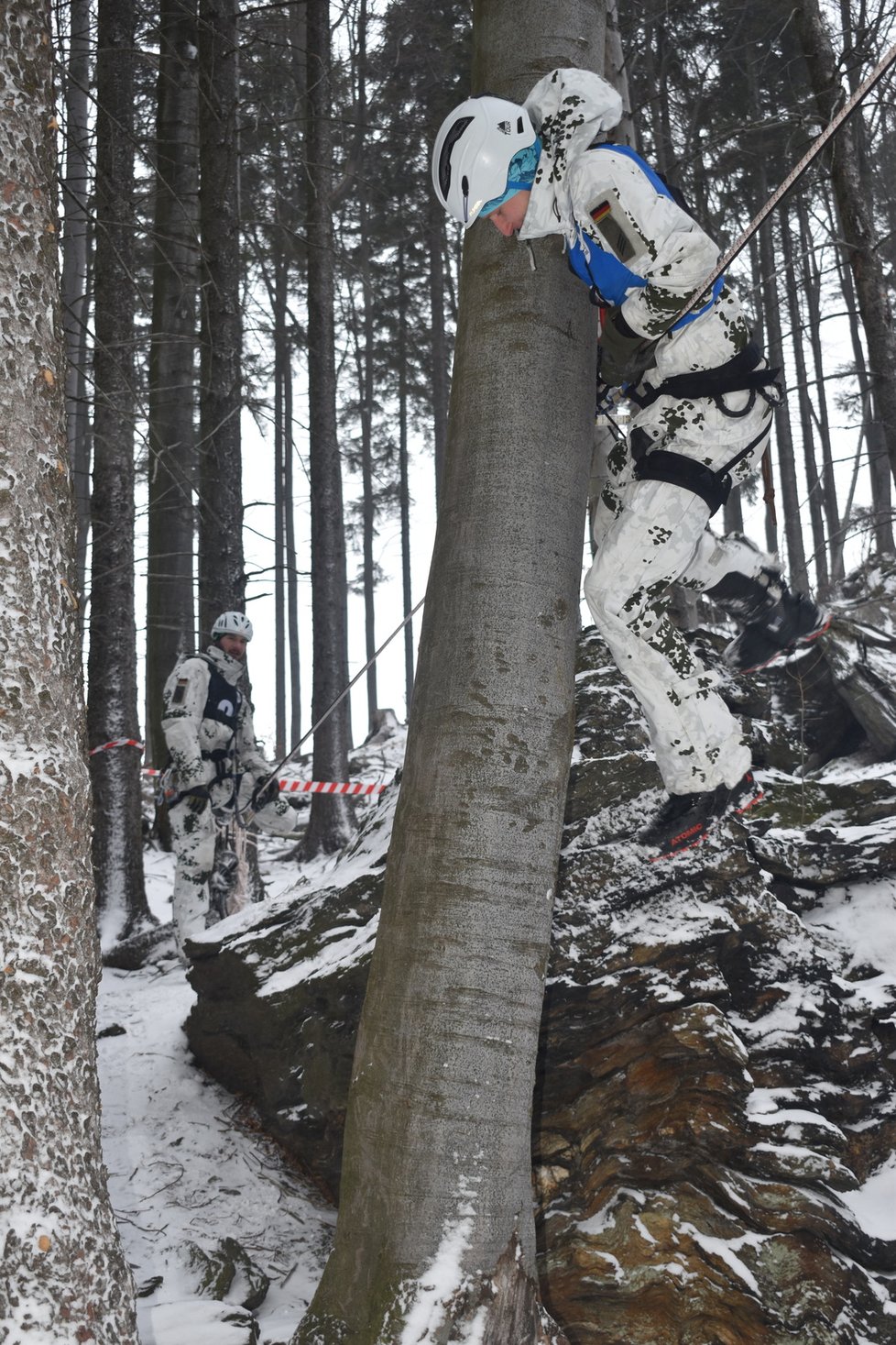 Drsný armádní závod Winter Survival probíhal v Jeseníkách.