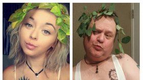 Hit internetu! Otec perfektně imituje selfie své náctileté dcery