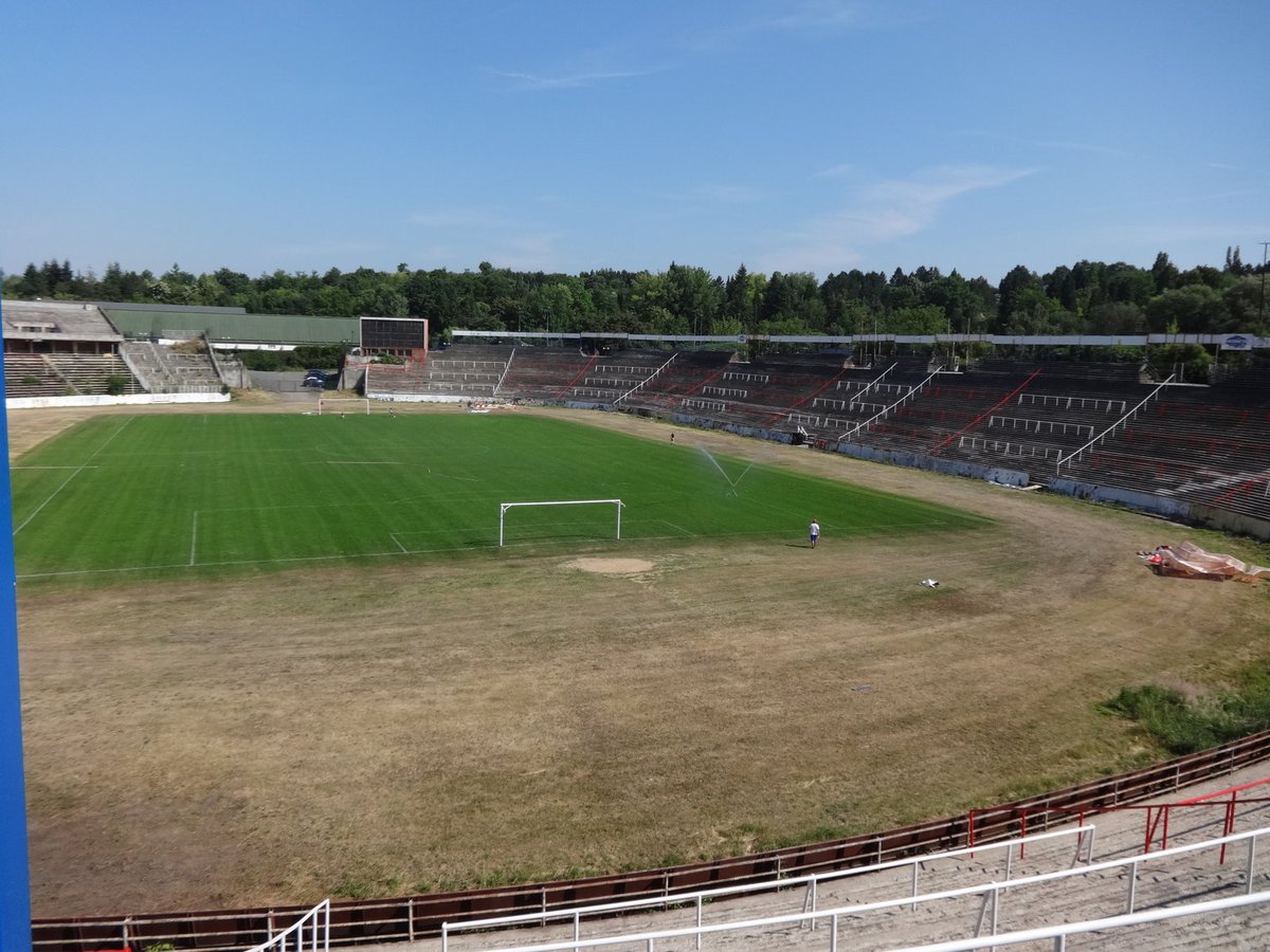 Stadion Za Lužánkami, červenec 2015.