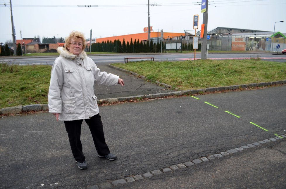 Bronislava Werberová ukázala místo, kde naposledy v červenci hovořila s vnučkou. Ta ležela v sanitce.