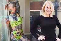 Mladá žena se proměnila v lidského kyborga. Za úpravy vzhledu a tetování utratila majlant