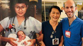Zdravotní sestra se po 28 letech setkala s dítětem, kterému zachránila život. Stal se z něj doktor