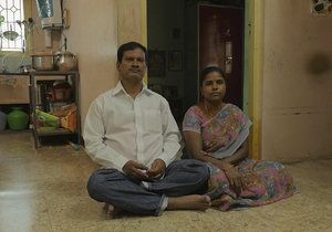 Arunachalam Muruganantham a jeho žena Shanti.