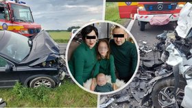 Rodiče a malá Sofinka (†8) zemřeli při tragické nehodě na Slovensku: Roční chlapeček bojuje o život.