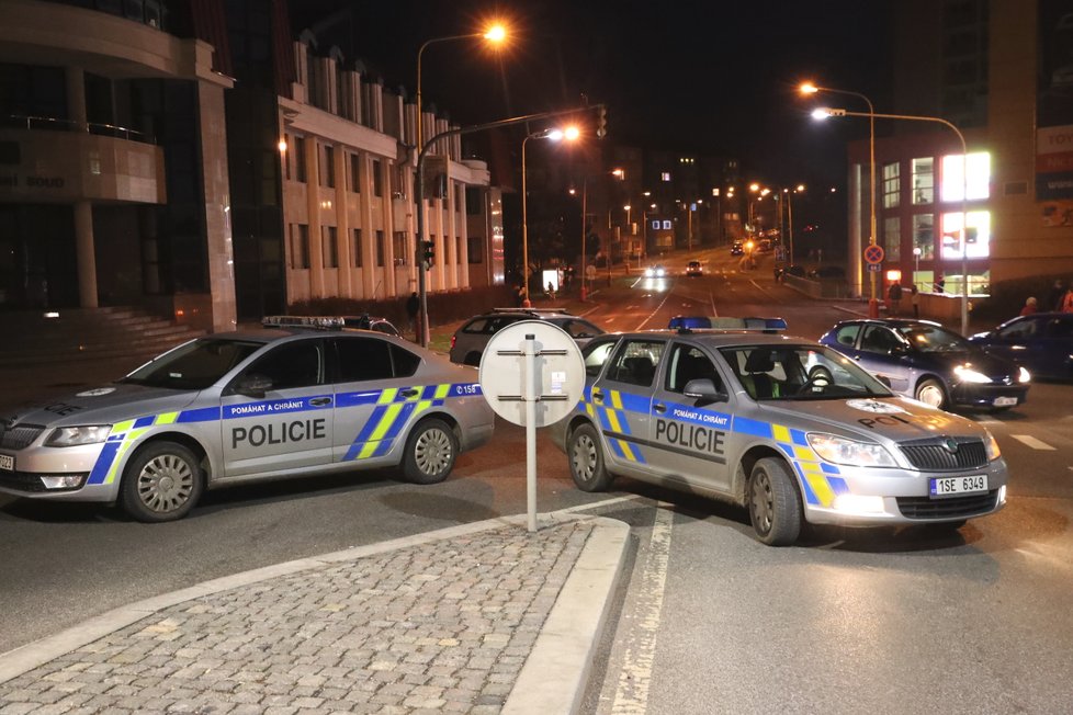 Policisté zasahovali v Příbrami u přepadení banky v Příbrami