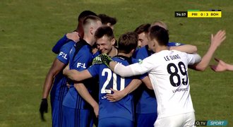 VIDEO: Příbram - Bohemians 1:4. Smršť po pauze, domácí skolili bývalí hráči