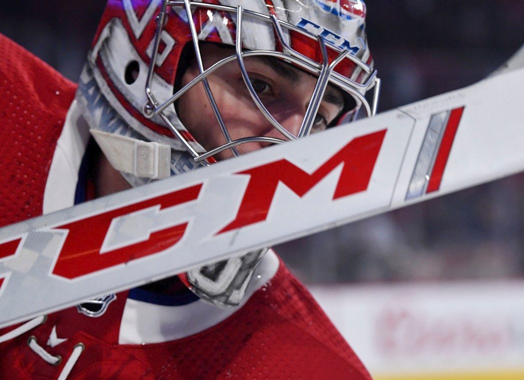 Carey Price v dresu nejslavnějšího klubu světa Montrealu Canadiens