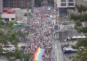 Prague Pride in Prague.  (12/08/2022)