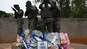 Oslava nedožitých Prigožinových 63. narozenin ve středoafrickém Bangui (1. 6. 2024).