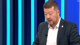 Předseda SPD Tomio Okamura v pořadu Partie TV Prima