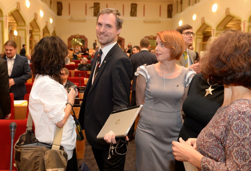 Primátor Zdeněk Hřib (Piráti) na ustavujícím zasedání nového zastupitelstva hlavního města